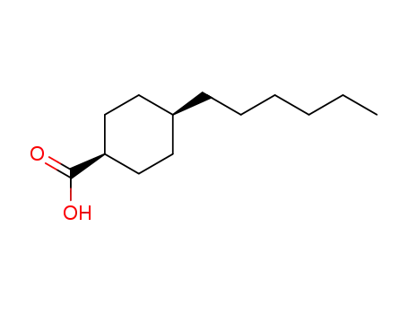 Cyclohexanecarboxylic acid, 4-hexyl-, cis-