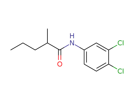Molecular Structure of 2533-89-3 (N-(3,4-dichlorophenyl)hexanamide)