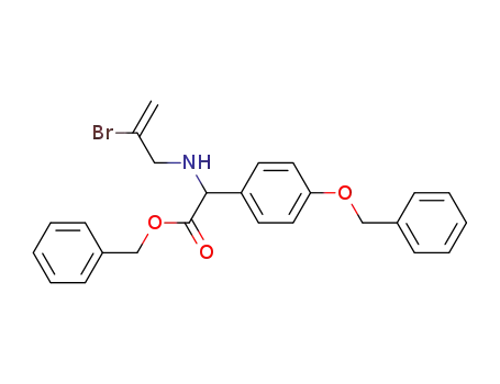 benzyl N-(2-bromo-2-propenyl)-p-benzyloxyphenylglycinate