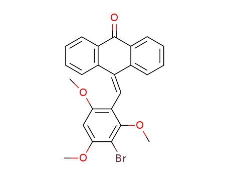 9-(3'-bromo-2',4',6'-trimethoxybenzylidene)anthrone
