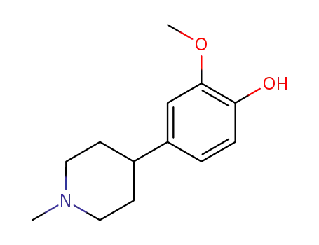 Hexahydropyridine, 1-methyl-4-(4-hydroxy-5-methoxyphenyl)-