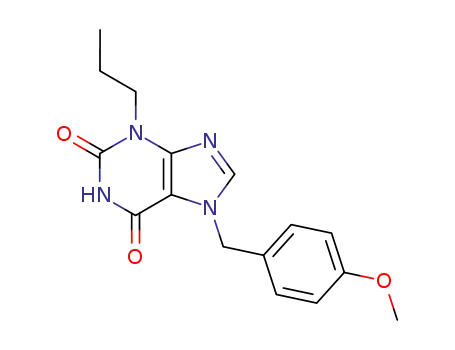 3,7-dihydro-7-(4-methoxybenzyl)-3-propyl-1H-purine-2,6-dione