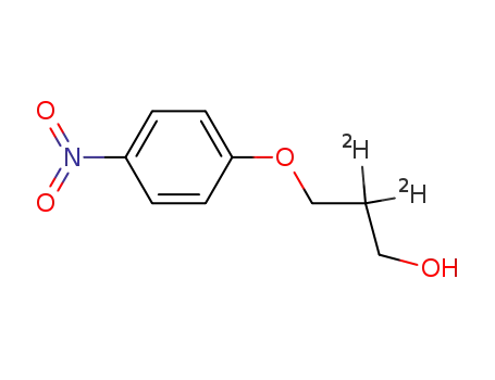 3-(4-nitrophenoxy)-1-(2,2-2H<sub>2</sub>)propanediol