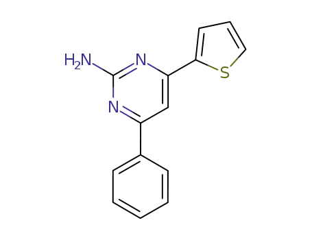 2-Pyrimidinamine, 4-phenyl-6-(2-thienyl)-