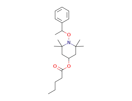 [2,2,6,6-tetramethyl-1-(1-phenylethoxy)piperidin-4-yl] pentanoate