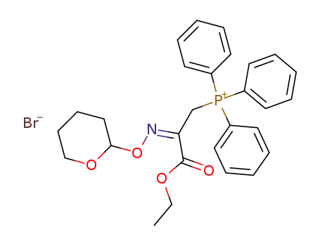 <2-(ethoxycarbonyl)-2-<(2-tetrahydropyranyloxy)imino>ethyl>triphenylphosphonium bromide