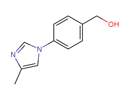 Benzenemethanol, 4-(4-methyl-1H-imidazol-1-yl)-