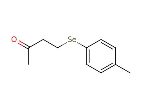 Molecular Structure of 113882-00-1 (2-Butanone, 4-[(4-methylphenyl)seleno]-)