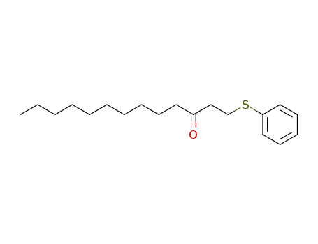 Molecular Structure of 106672-64-4 (3-Tridecanone, 1-(phenylthio)-)