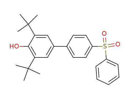 4'-Phenylsulfonyl-3,5-di-tert-butyl-<1,1'-biphenyl>-4-ol
