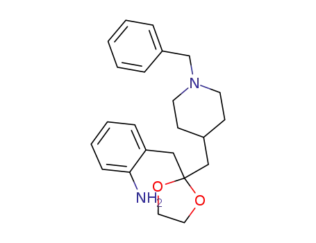 4-<3-(o-Aminophenyl)-2,2-(ethylenedioxy)propyl>-1-benzylpiperidine