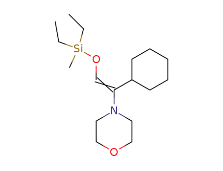 Morpholine, 4-[1-cyclohexyl-2-[(diethylmethylsilyl)oxy]ethenyl]-, (E)-