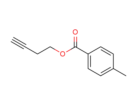Molecular Structure of 77875-81-1 (Benzoic acid, 4-methyl-, 3-butynyl ester)