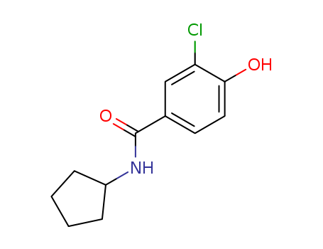 3-chloro-N-cyclopentyl-4-hydroxybenzamide