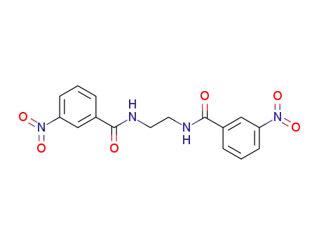 Molecular Structure of 17243-05-9 (N,N'-ethane-1,2-diylbis(3-nitrobenzamide))