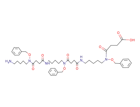5,16,27-tris(benzyloxy)-32-amino-4,12,15,23,26-pentaoxo-5,11,16,22,27-pentaazadotriacontanoic acid