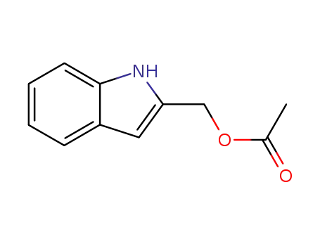 Molecular Structure of 63158-55-4 (1H-Indole-2-methanol, acetate (ester))