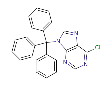 Molecular Structure of 1008361-76-9 (6-chloro-9-trityl-9H-purine)