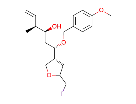 <3S,4S,6S,6(4R)>-4-hydroxy-6-<(4-methoxybenzyl)oxy>-3-methyl-6-<2-(iodomethyl)tetrahydrofuran-4-yl>hex-1-ene