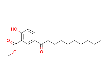 methyl 5-(n-decanoyl)salicylate