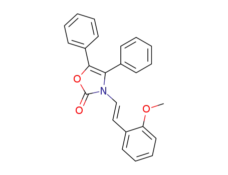3-<(E)-<2-(2-methoxyphenyl)ethenyl>>-4,5-diphenyl-2(3H)oxazolone