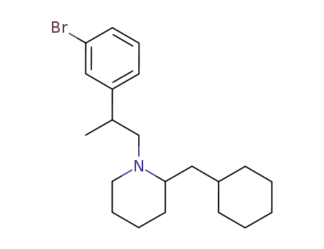 1-[2-(3-Bromophenyl)propyl]-2-(cyclohexylmethyl)piperidine