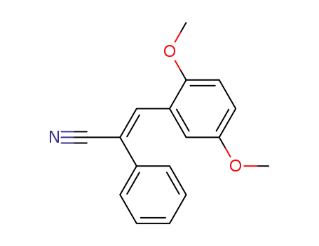 (E)-3-(2,5-Dimethoxy-phenyl)-2-phenyl-acrylonitrile