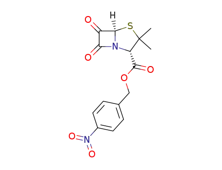 Molecular Structure of 73707-61-6 (p-nitrobenzyl 6-ketopenicillanate)