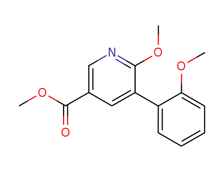 3-Pyridinecarboxylic acid, 6-methoxy-5-(2-methoxyphenyl)-, methyl
ester