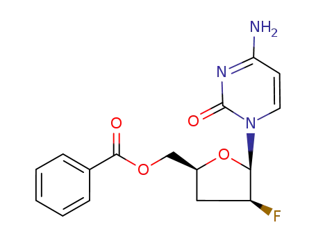 1-(5-O-benzoyl-2,3-dideoxy-2-fluoro-β-D-threo-pentofuranosyl)cytosine