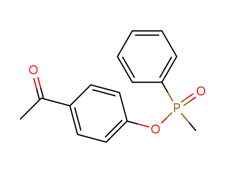 Phosphinic acid, methylphenyl-, 4-acetylphenyl ester