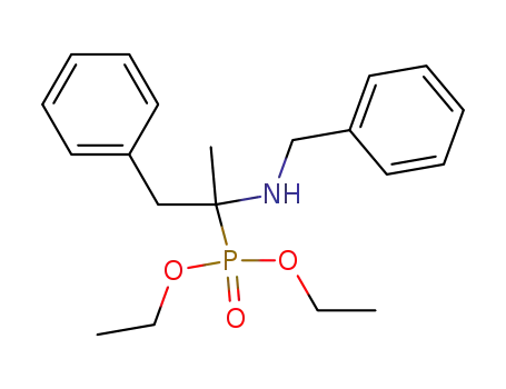 O,O-diethyl-1-N-benzylamino-1-methyl-2-phenyl-ethyl-phosphonate