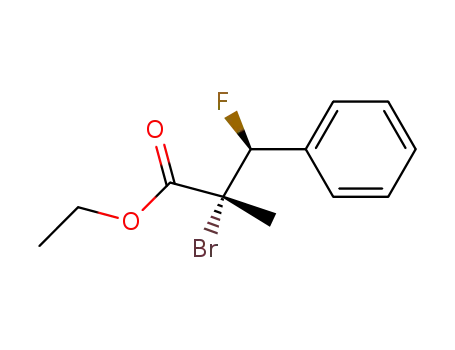 (2R,3S)-2-Bromo-3-fluoro-2-methyl-3-phenyl-propionic acid ethyl ester