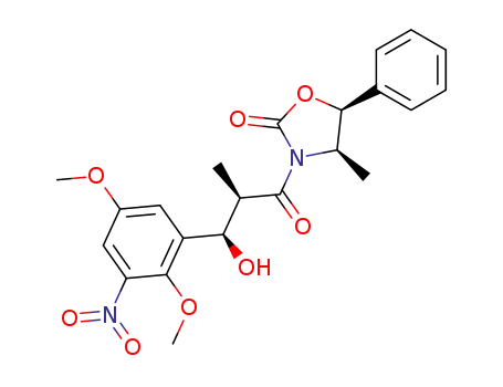 (4R,5S)-3-<(2R,3R)-3-(2,5-Dimethoxy-3-nitrophenyl)-3-hydroxy-2-methylpropanoyl>-4-methyl-5-phenyl-2-oxazolidinone