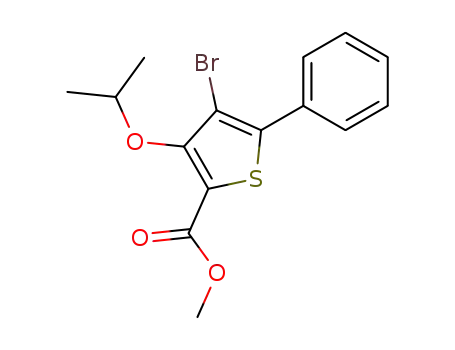 methyl 4-bromo-3-(1-methylethoxy)-5-phenyl-2-thiophenecarboxylate