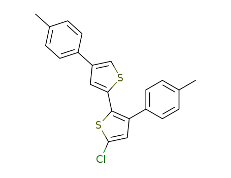 5-chloro-3,4'-di-p-tolyl-2,2'-bithienyl