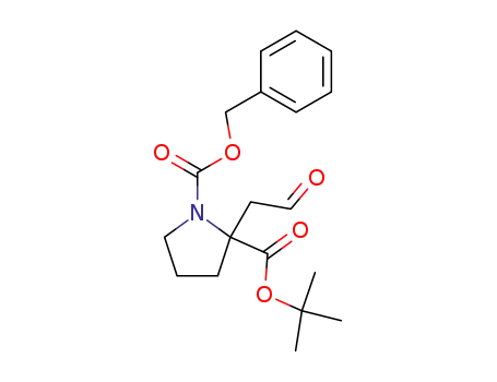 1,2-Pyrrolidinedicarboxylic acid, 2-(2-oxoethyl)-, 2-(1,1-dimethylethyl)
1-(phenylmethyl) ester