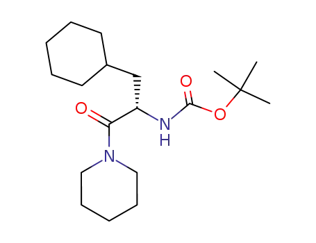 (1-cyclohexylmethyl-2-oxo-2-piperidin-1-yl-ethyl)-carbamic acid <i>tert</i>-butyl ester