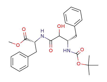 2(R)-[3(S)-(N-tert-butoxycarbonylamino)-2(R,S)-hydroxy-4-phenylbutyryl-amino]-3-phenylpropionic acid methyl ester
