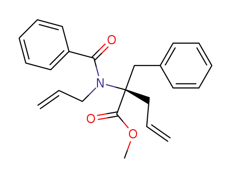 (2R)-2-(allyl-benzoyl-amino)-2-benzyl-pent-4-enoic acid methyl ester