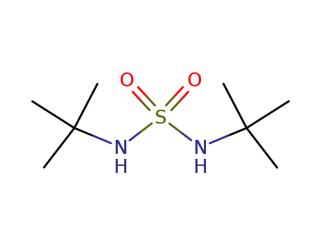 Molecular Structure of 13952-67-5 (Sulfamide, N,N'-bis(1,1-dimethylethyl)-)