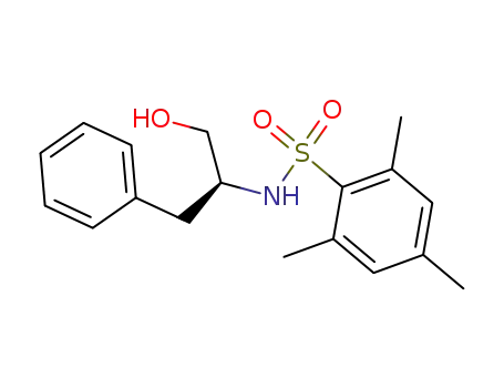Molecular Structure of 182880-90-6 (Benzenesulfonamide,
N-[(1S)-1-(hydroxymethyl)-2-phenylethyl]-2,4,6-trimethyl-)