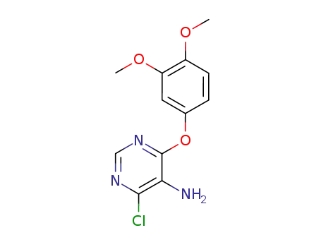 4-클로로-6-(3,4-다이메톡시페녹시)-5-피리미딘아민