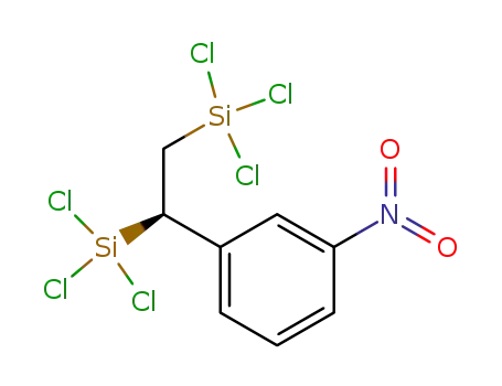 1-((R)-1,2-Bis-trichlorosilanyl-ethyl)-3-nitro-benzene