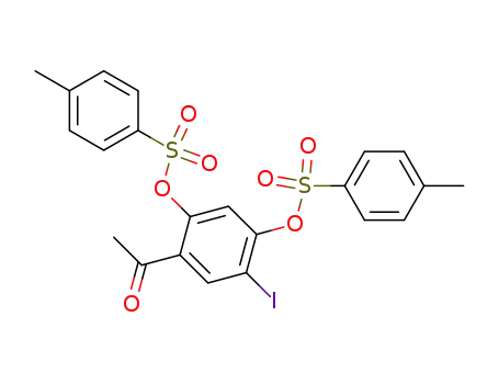 1-[5-Iodo-2,4-bis[[(4-methylphenyl)sulfonyl]oxy]phenyl]ethanone