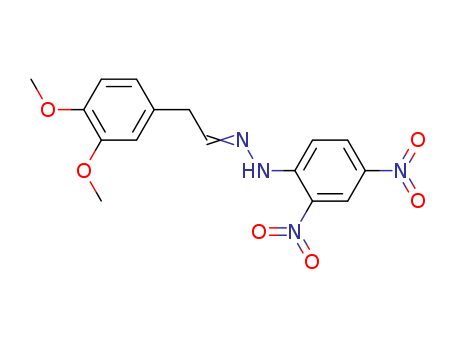 Benzeneacetaldehyde,3,4-dimethoxy-, N-2-(2,4-dinitrophenyl)hydrazone cas  7509-47-9