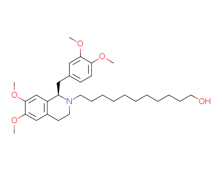11-[(R)-1-(3,4-Dimethoxy-benzyl)-6,7-dimethoxy-3,4-dihydro-1H-isoquinolin-2-yl]-undecan-1-ol