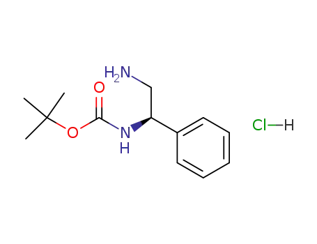 1-(N-tert-butoxycarbonyl)-2-phenyl-1,2-diaminoethane hydrochloride
