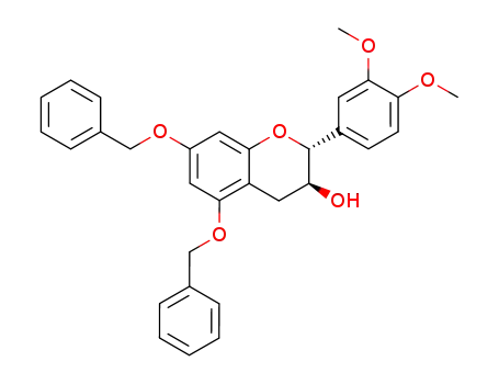 (2R,3S)-5,7-bis(benzyloxy)-2-(3',4'-dimethoxyphenyl)chroman-3-ol