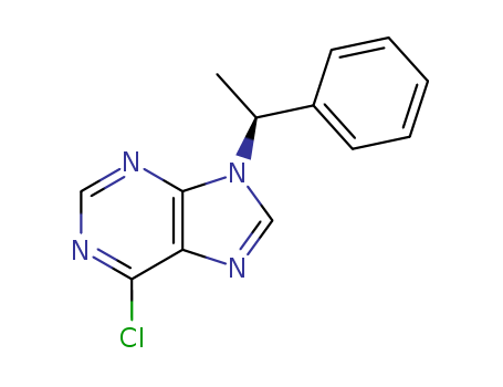 9H-Purine,6-chloro-9-[(1S)-1-phenylethyl]-